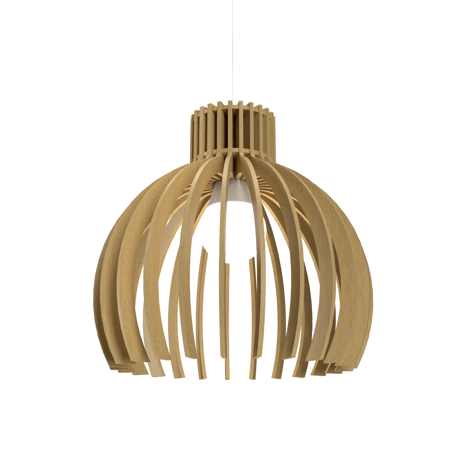 10.24'' Stecche di Legno Accord Pendant Light