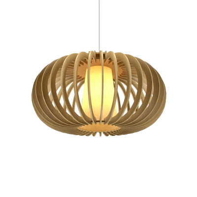 9.84'' Contemporary Stecche di Legno Accord Pendant Light