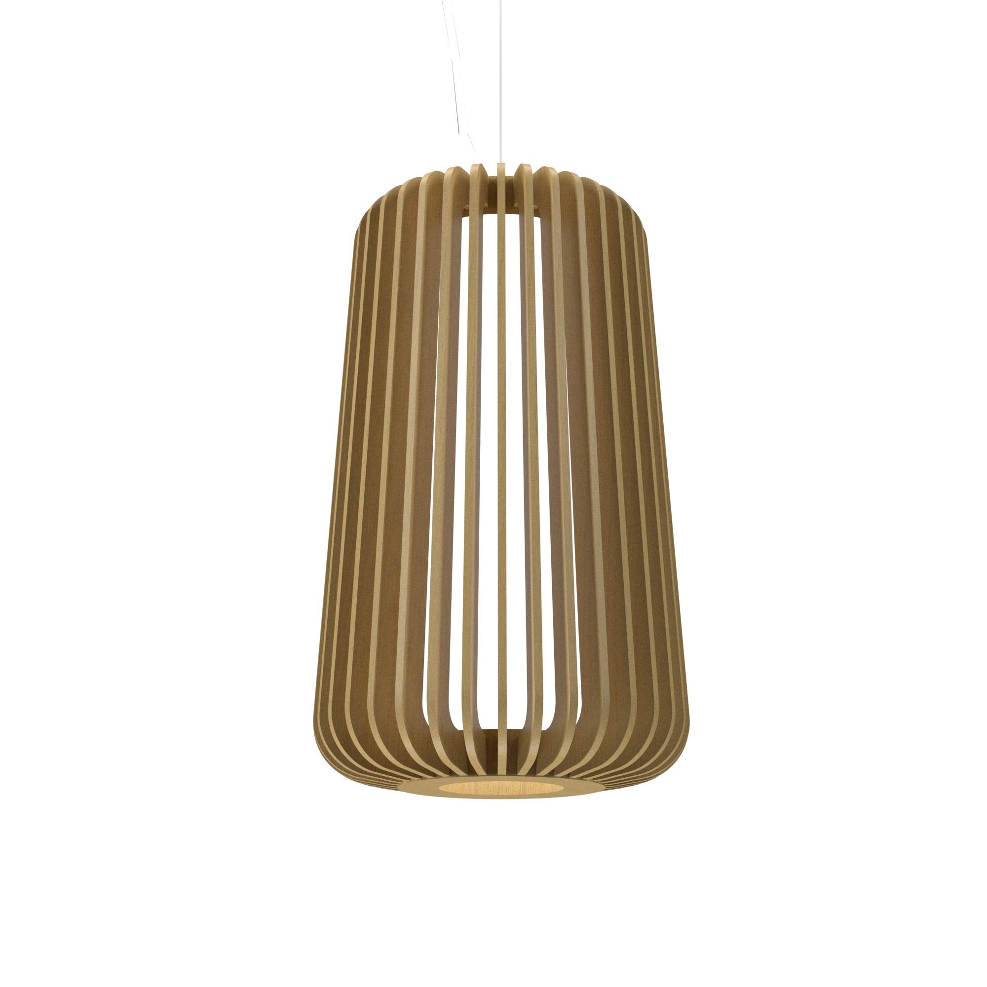 9.25'' Stecche di Legno Accord Pendant Light