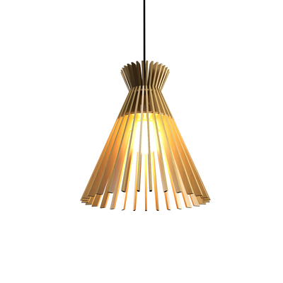 11.81'' Handcrafted Stecche di Legno Accord Pendant Light