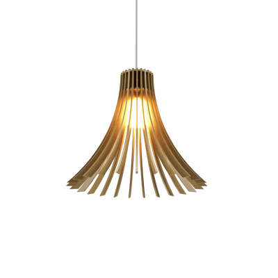 11.81'' Modern Stecche di Legno Accord Pendant Light