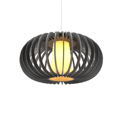 9.84'' Contemporary Stecche di Legno Accord Pendant Light