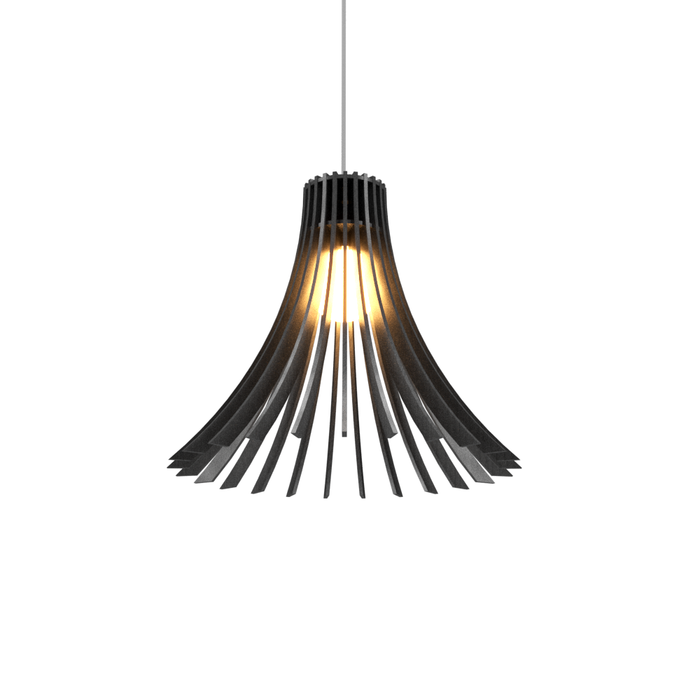 11.81'' Modern Stecche di Legno Accord Pendant Light
