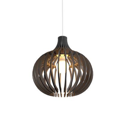 11.81'' Minimalist Stecche di Legno Accord Pendant Light