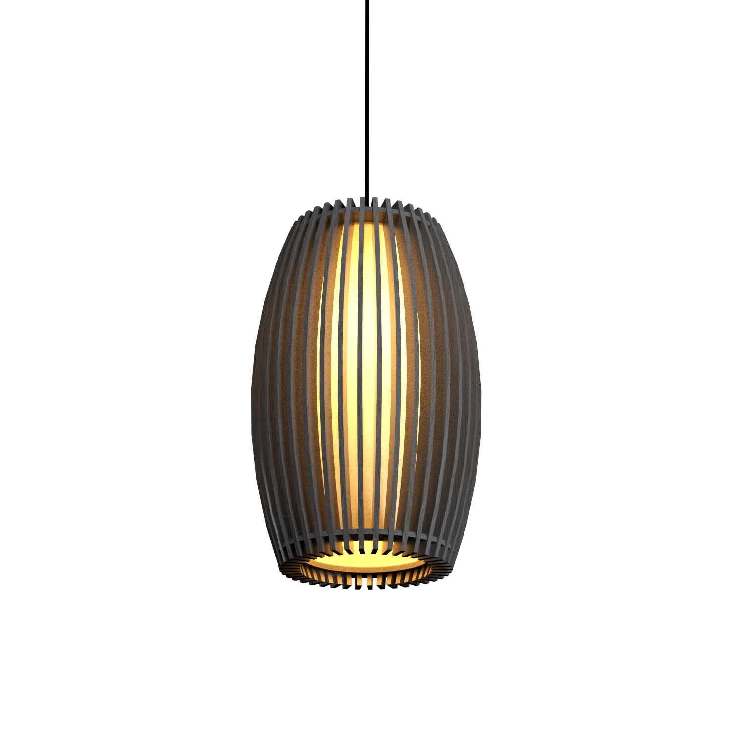 11.81'' Contemporary Stecche di Legno Accord Pendant Light