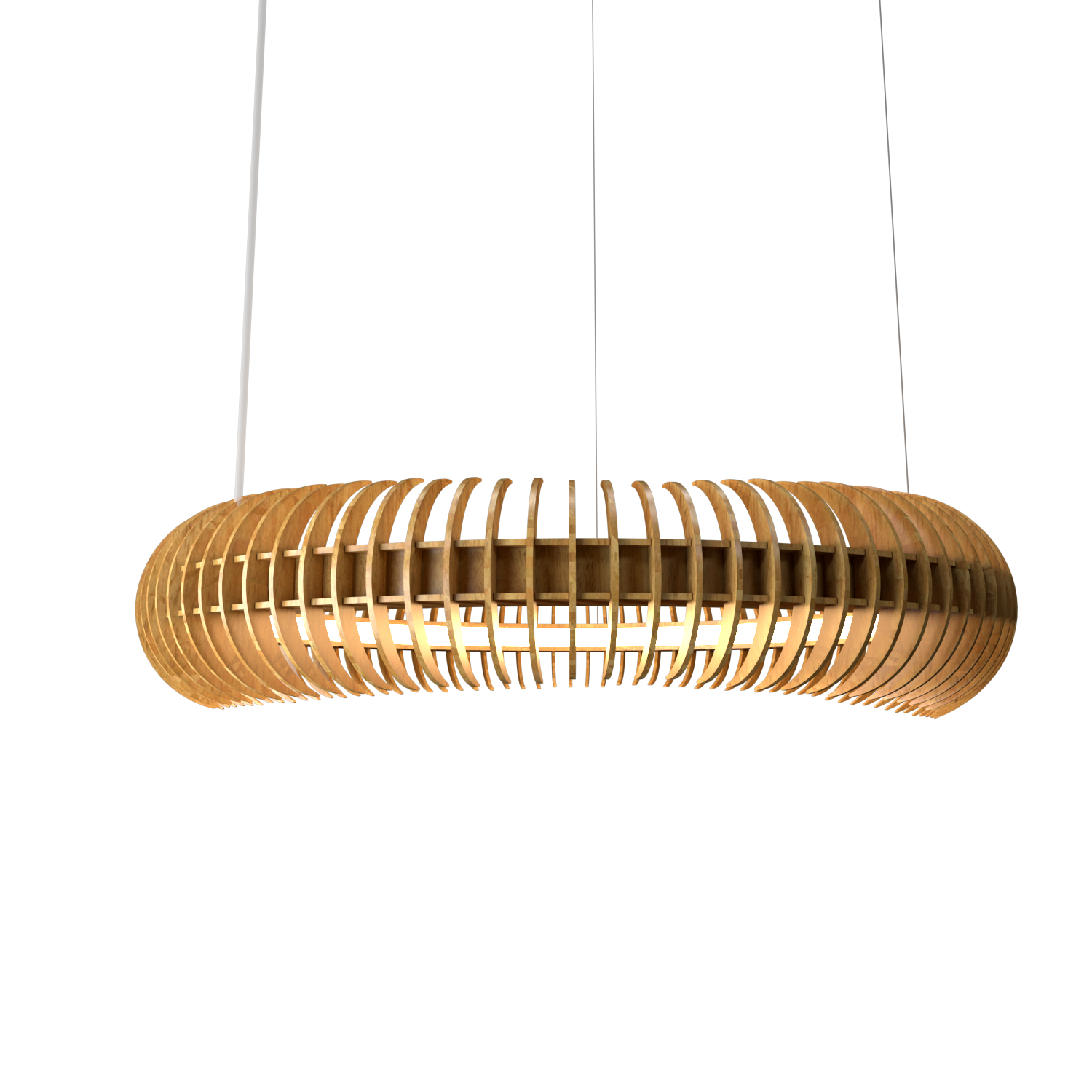 7.87'' Stecche di Legno Accord Pendant Light