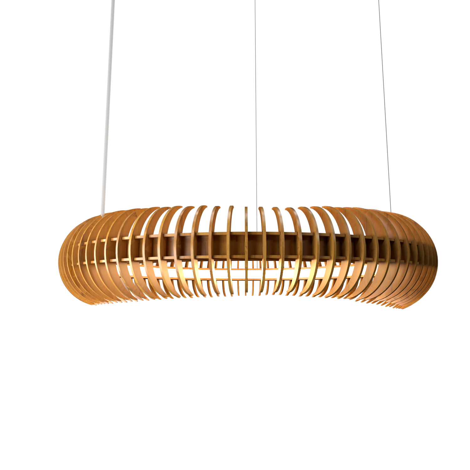 6.3'' Stecche di Legno Accord Pendant Light