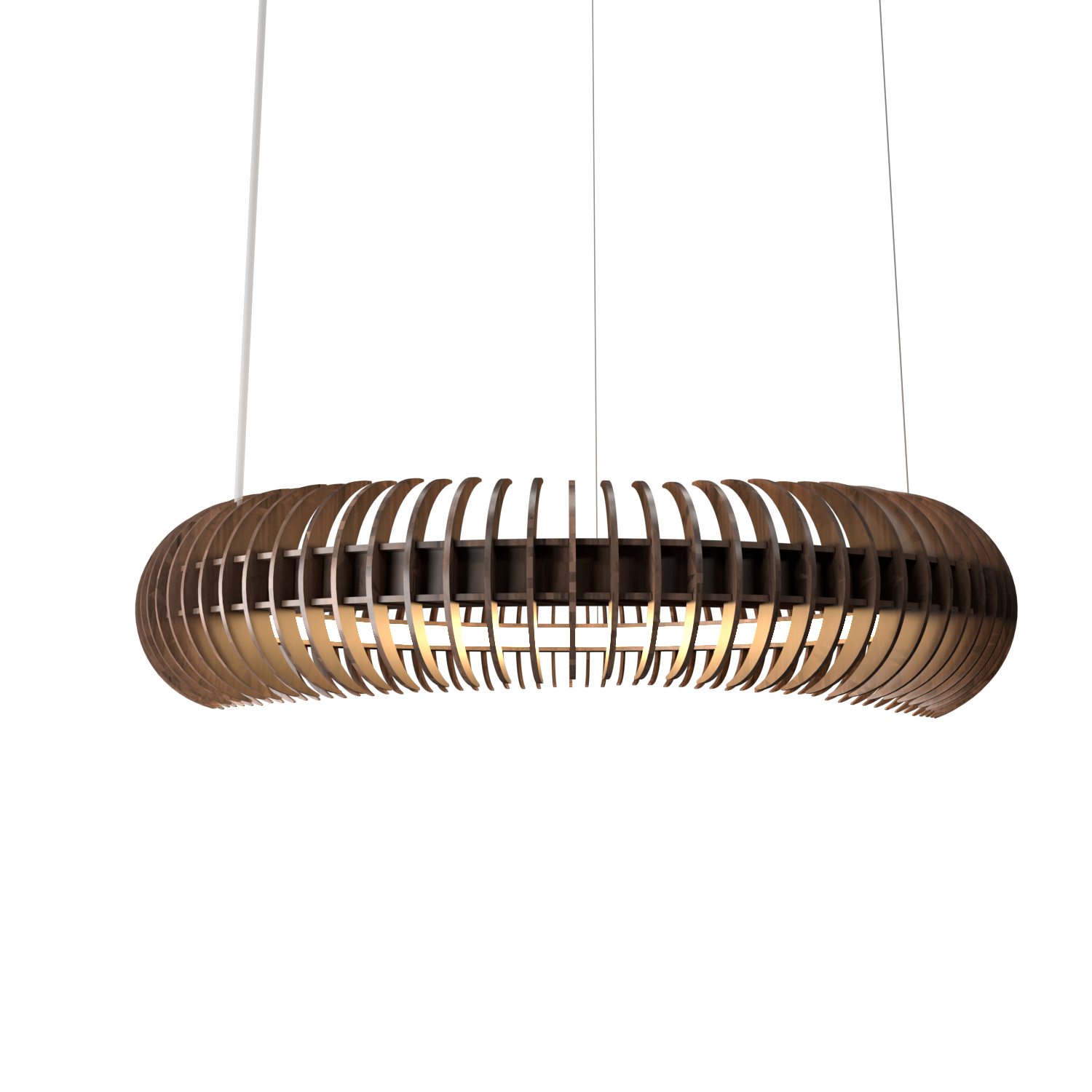 6.3'' Stecche di Legno Accord Pendant Light