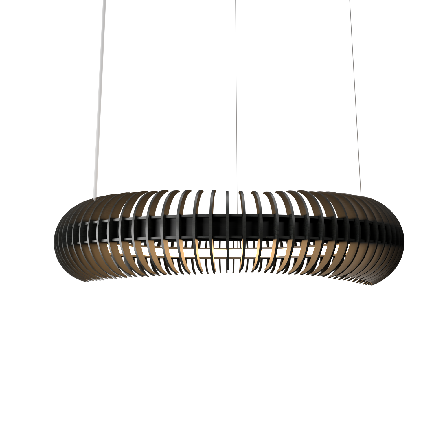7.09'' Stecche di Legno Accord Pendant Light