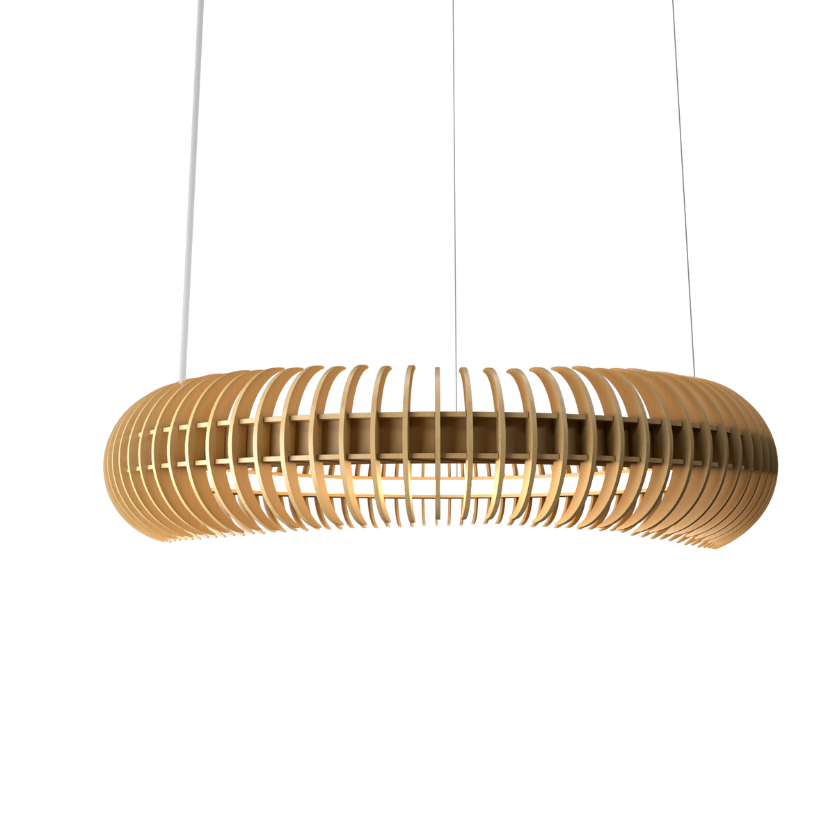 7.09'' Stecche di Legno Accord Pendant Light