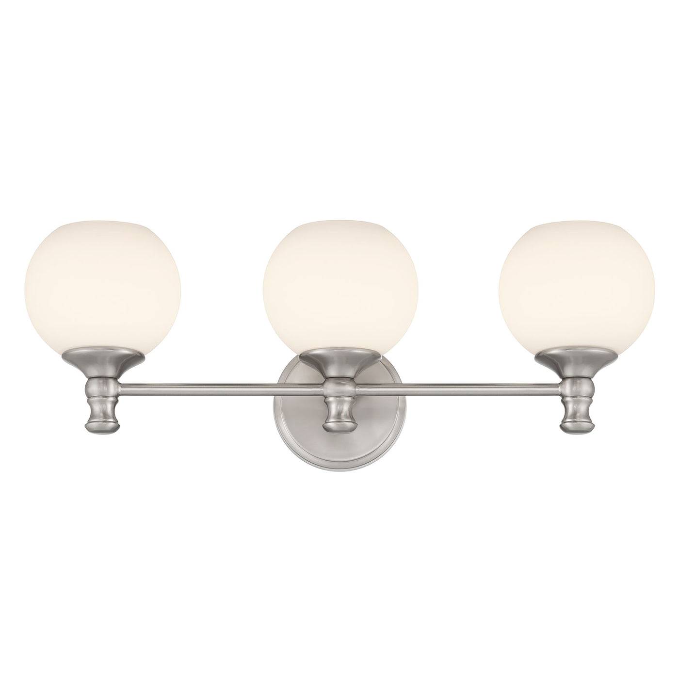 23.5'' Orlisse Brushed Nickel 3 Light Bath Vanity