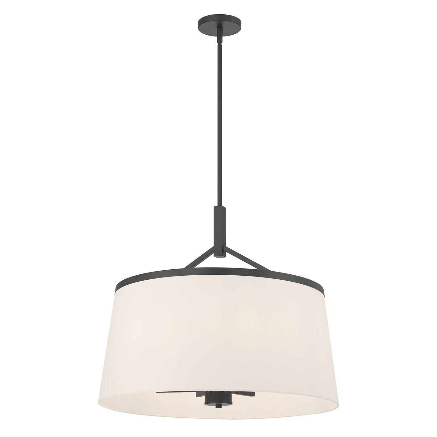 20.75'' Montrine Matte Black 6 Light Pendant