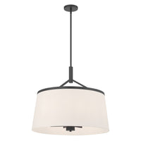 20.75'' Montrine Matte Black 6 Light Pendant