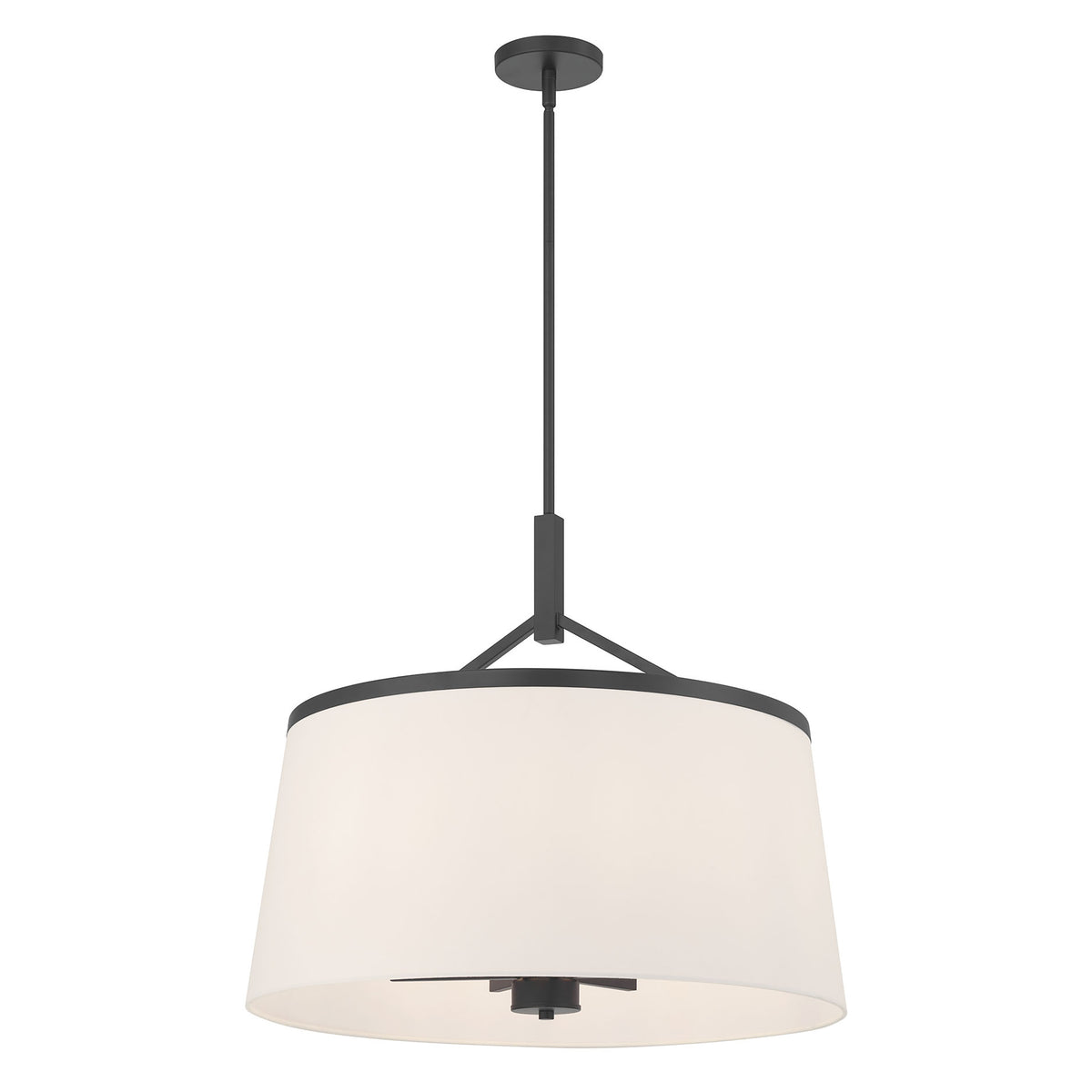 20.75'' Montrine Matte Black 6 Light Pendant