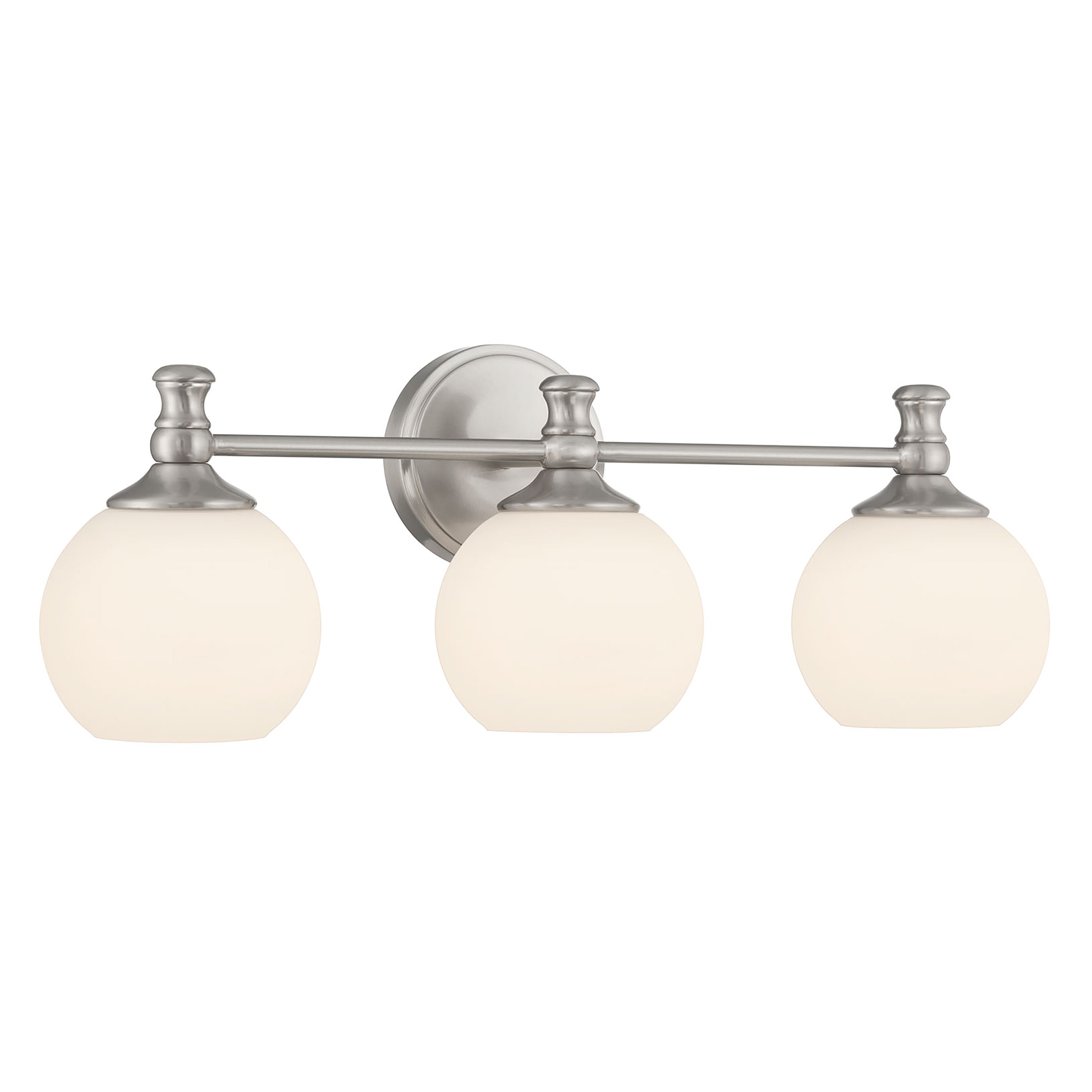 23.5'' Orlisse Brushed Nickel 3 Light Bath Vanity
