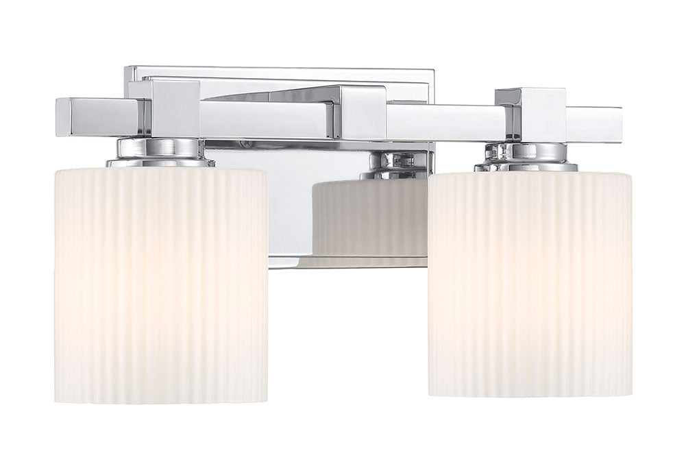 14'' Abelson Chrome 2 Light Bath Vanity