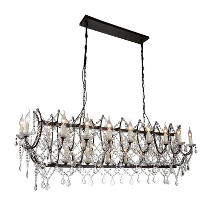 Phraya 24 Light Brown Chandelier
