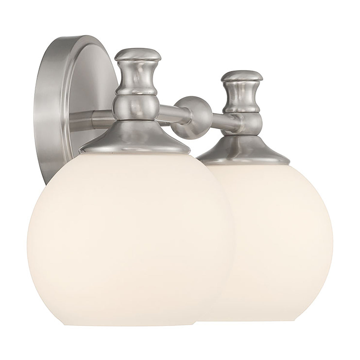 14.75'' Orlisse Brushed Nickel 2 Light Bath Vanity