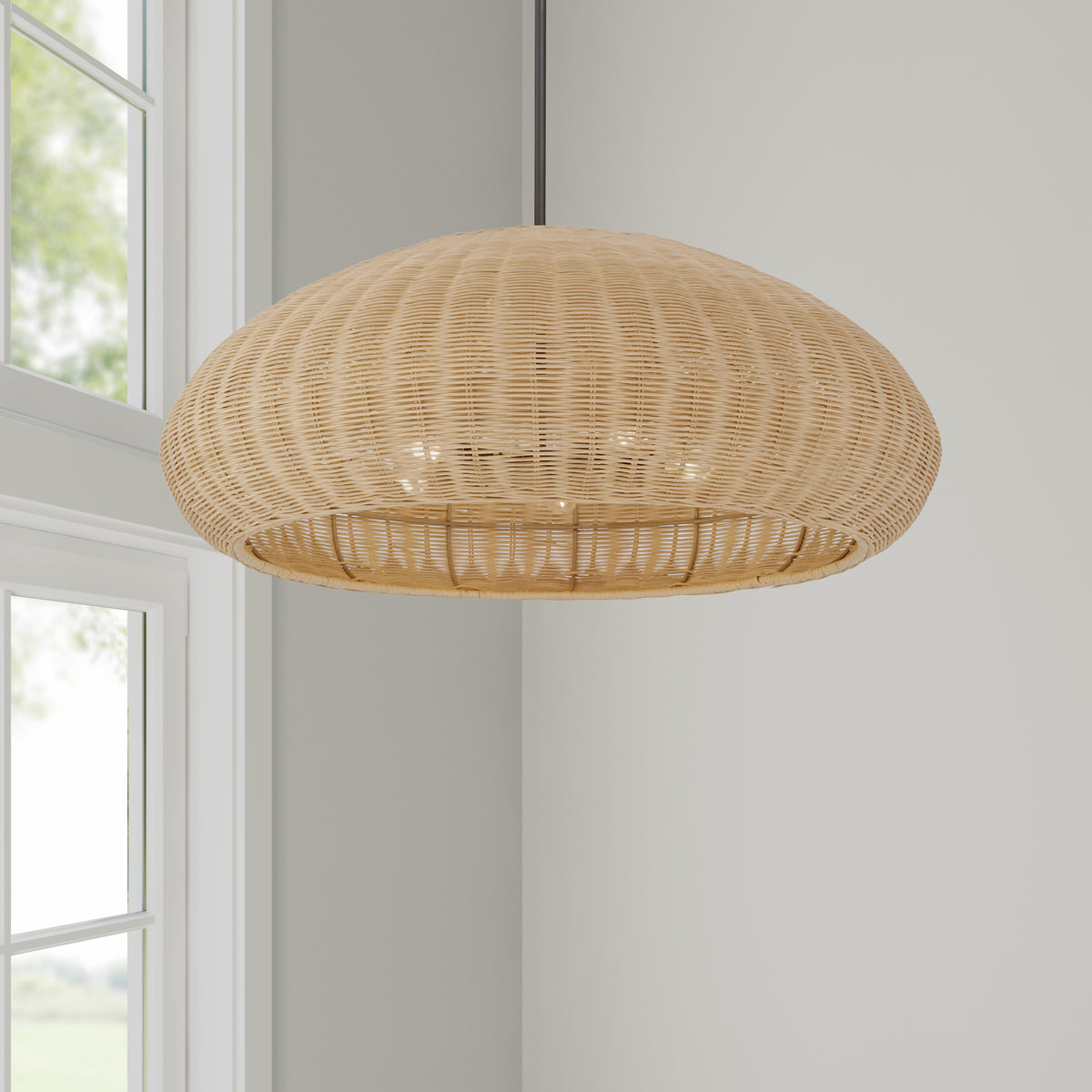 11.25'' Natora Matte Black 5 Light Pendant