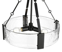 19.75'' Rezi Matte Black 3 Light Pendant