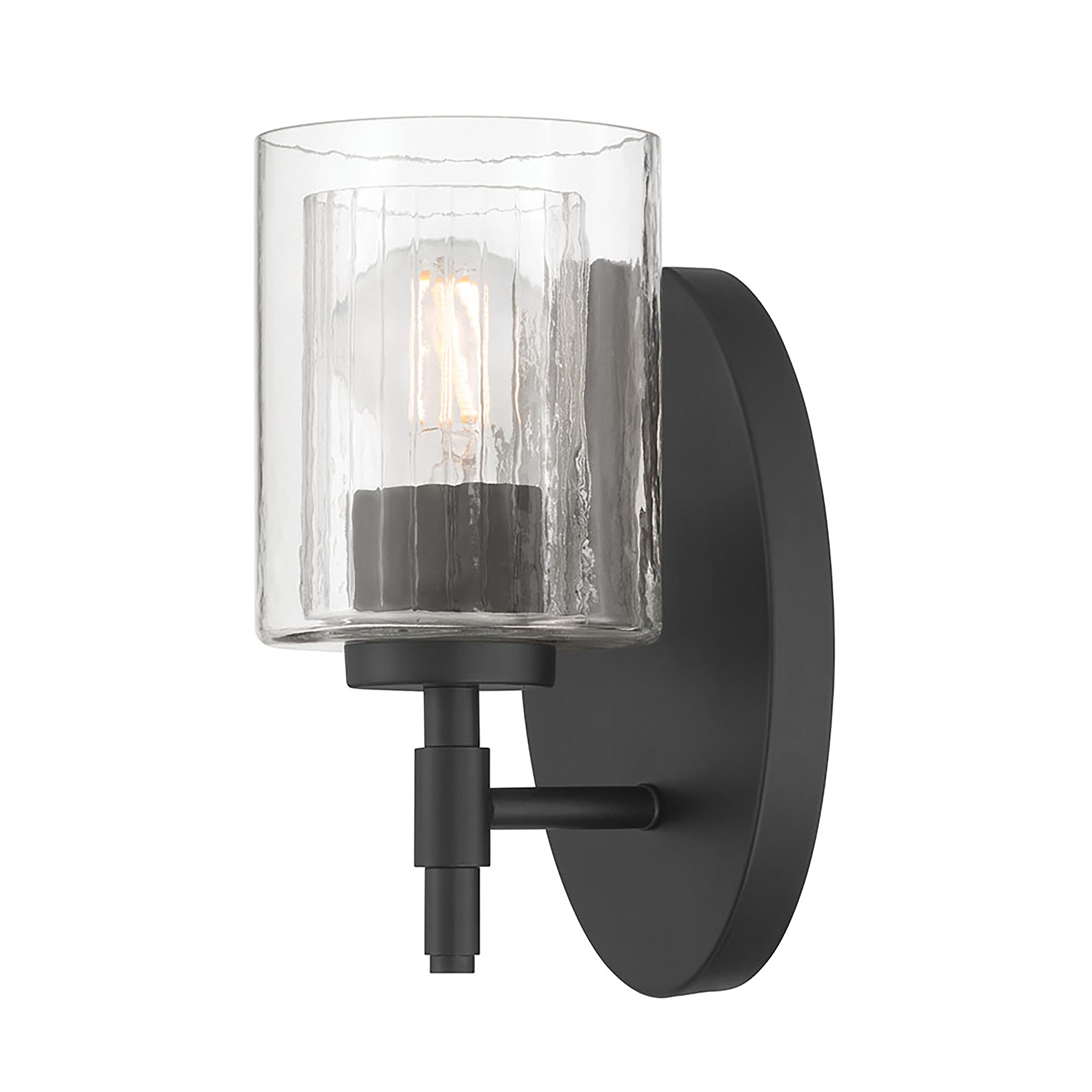 5.5'' Solventa Matte Black 1 Light Wall Sconce