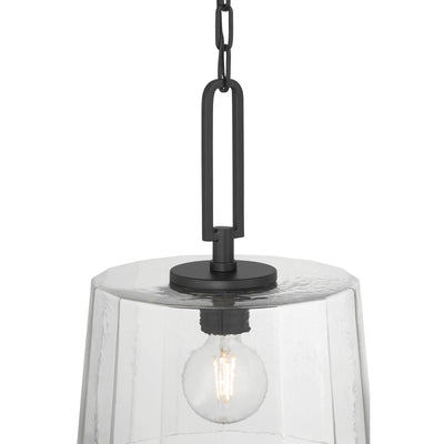 18'' Diamara Matte Black 1 Light Pendant