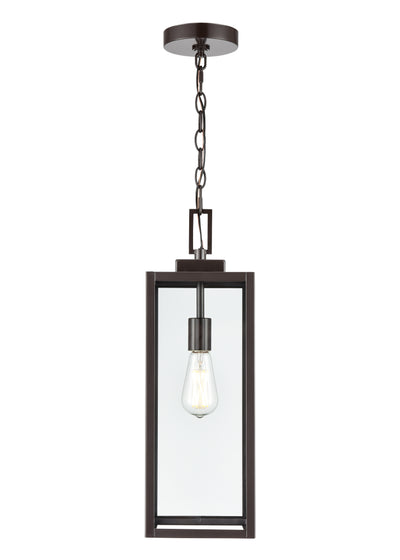 21.5'' Atless Powder Coated Bronze 1 Light Hanging Pendant