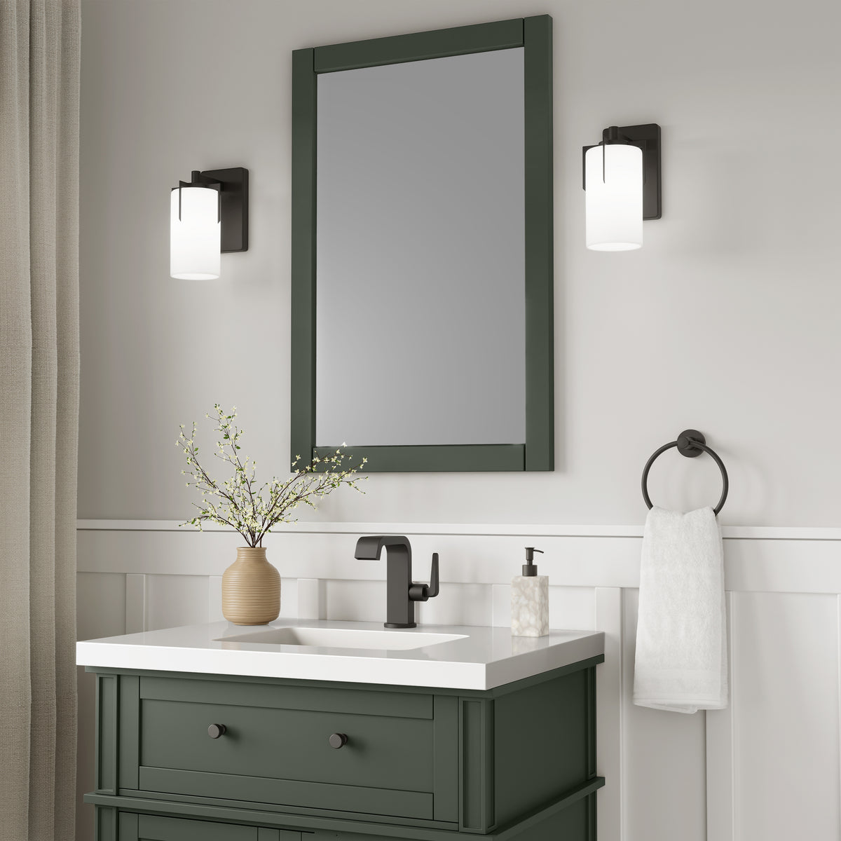 4.5'' Froselle Matte Black 1 Light Wall Sconce