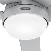 52 inch Aerodyne Wi-Fi Dove Grey Ceiling Fan with LED Light Kit and Handheld Remote