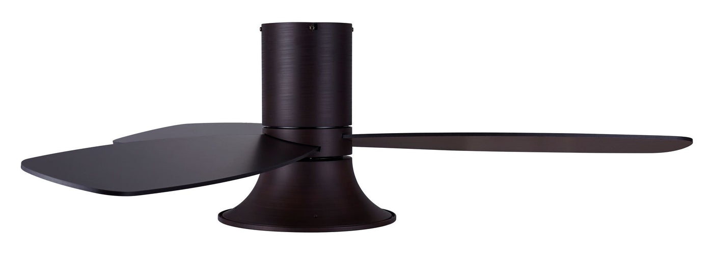 52 Inch 1 Light LED Indoor Outdoor Bronze Ceiling Fan with Remote