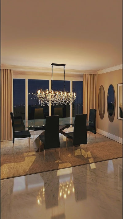 Phraya 24 Light Brown Chandelier