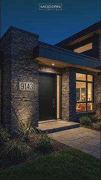 Illuminated Backlit House Numbers – Weather-Resistant LED Address Signs