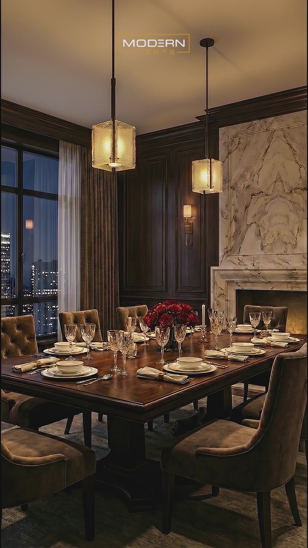 Load video: Assunta 1 Light Black Pendant