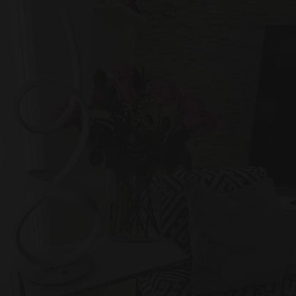 Amsterdam Silver Dimmable Table Lamp with LED Strip