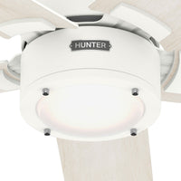 52 inch Erling ENERGY STAR® Fresh White Ceiling Fan with LED Light Kit and Handheld Remote
