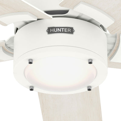 52 inch Erling ENERGY STAR® Fresh White Ceiling Fan with LED Light Kit and Handheld Remote