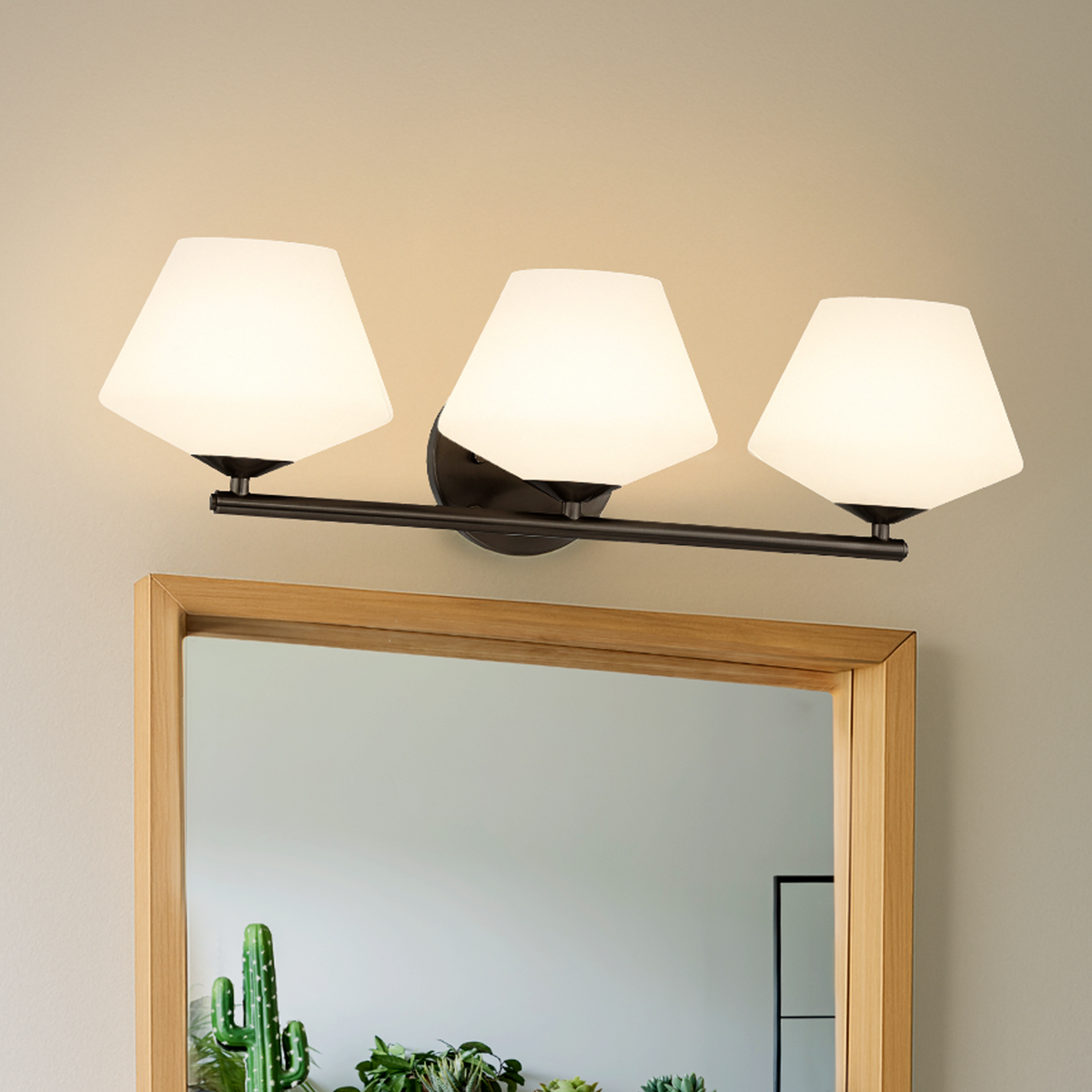Xidane 30-inch 4-light Alturas Gold Vanity Light with Clear Glass