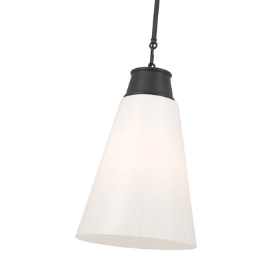 17.5'' Bellaryn Matte Black 1 Light Pendant