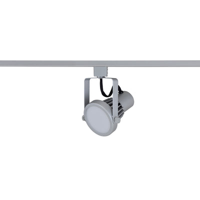 4-inch Brushed Aluminum Track Head with 3000K Light