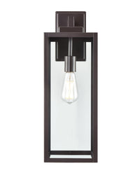 7'' Atless Powder Coated Bronze 1 Light Lantern