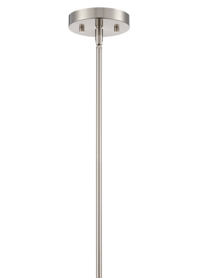 7'' Verlana Brushed Nickel 1 Light Mini Pendant