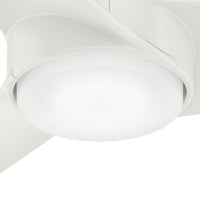 54 inch Havoc Fresh White WeatherMax Indoor / Outdoor Ceiling Fan with LED Light Kit and Wall Control