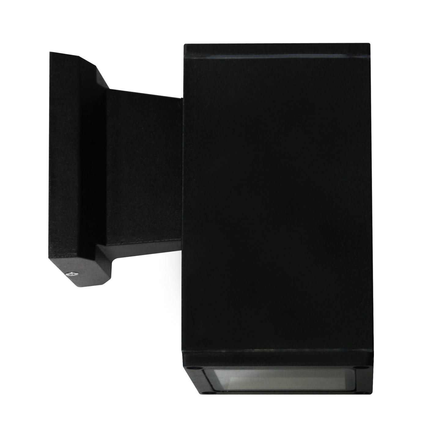 4-inch Black Outdoor Wall Light with 3000K Light