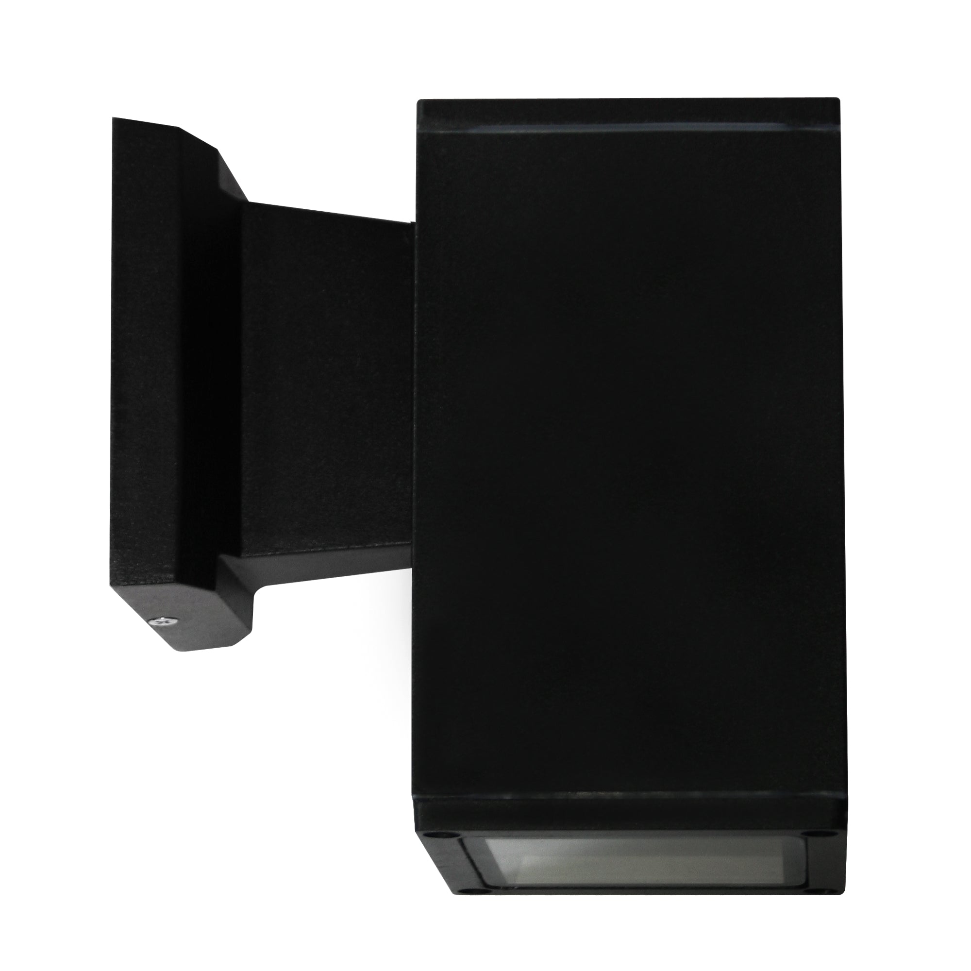 4-inch Black Outdoor Wall Light with 3000K Light