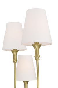 38.25'' Mairbourne Vintage Brass 8 Light Chandelier