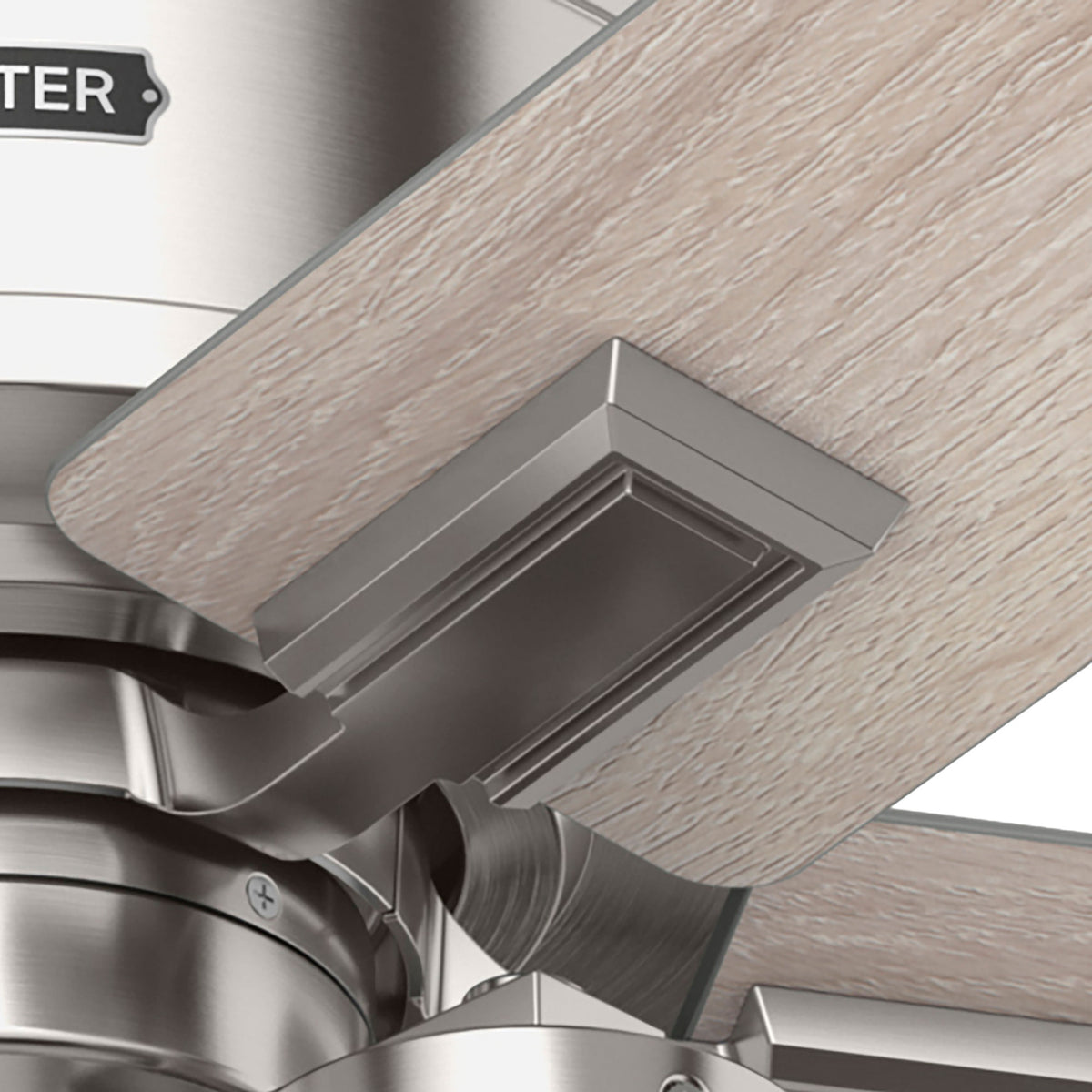 52 inch Astwood II  Brushed Nickel Ceiling Fan with LED Light Kit and Handheld Remote