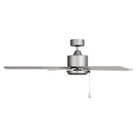 52 Inch Aldea VIII AC Brushed Pewter Outdoor Ceiling Fan 4-Blade