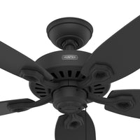 42 inch Builder Elite Matte Black Ceiling Fan and Pull Chain