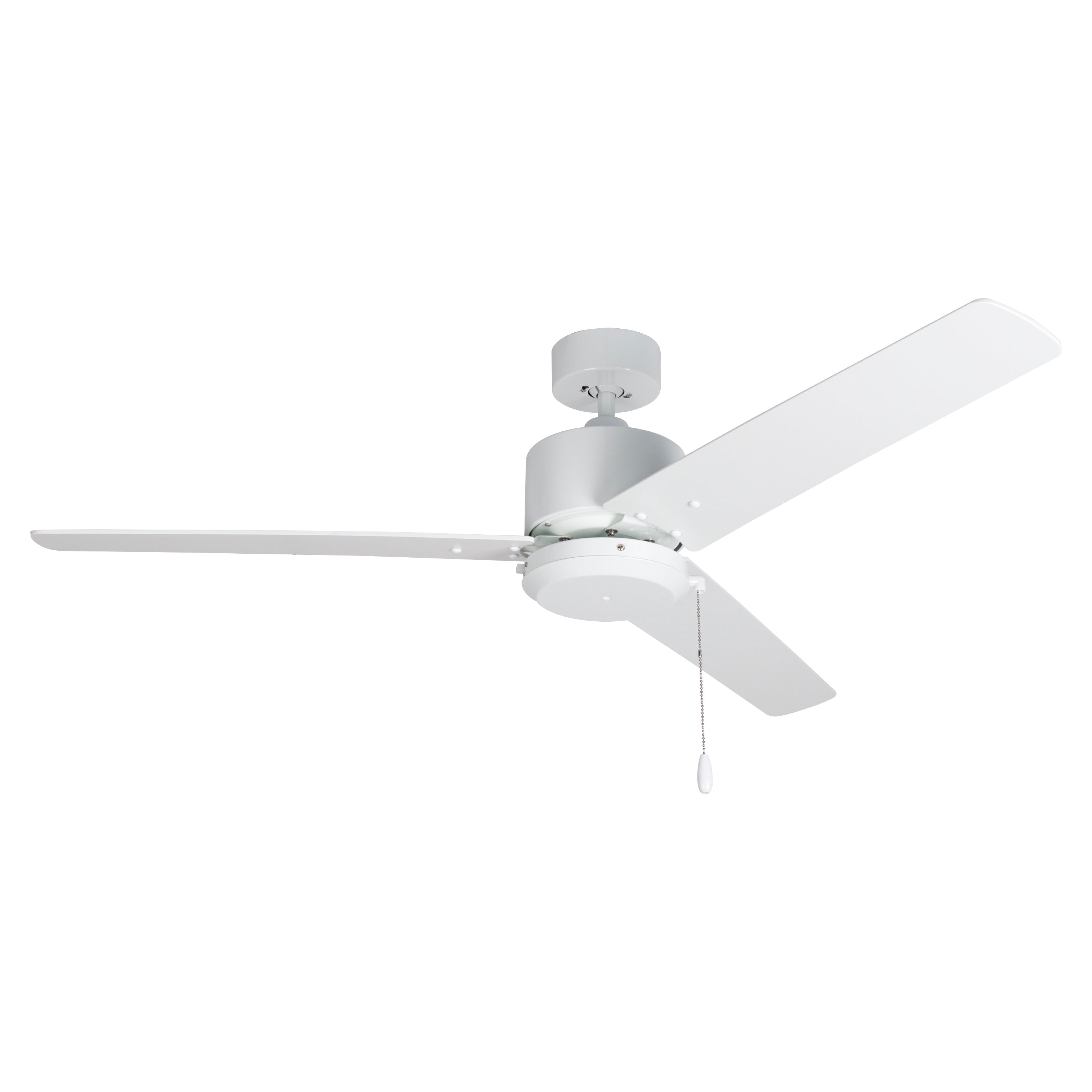 52 Inch Aldea VII AC White Outdoor Ceiling Fan 3-Blade