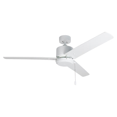 52 Inch Aldea VII AC White Outdoor Ceiling Fan 3-Blade